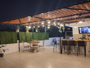 Terraza en centro de la ciudad